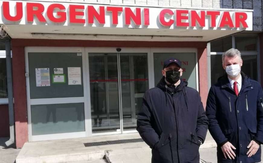 Premijer Vlade Kantona Sarajevo i ministar zdravstva obišli Covid odjel Opće bolnice